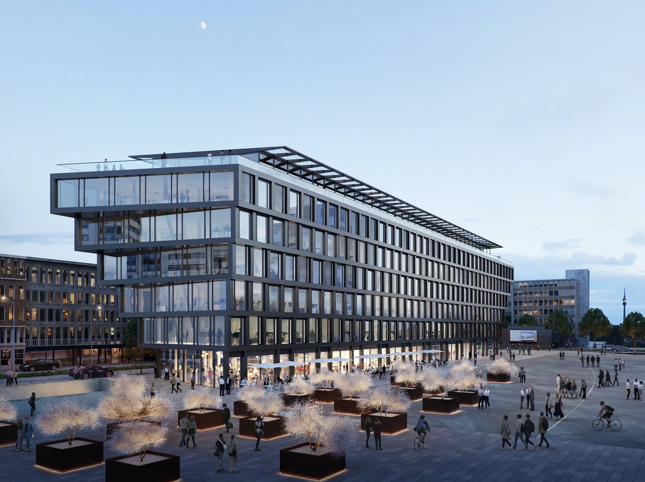 Mercator One building Duisburg Germany