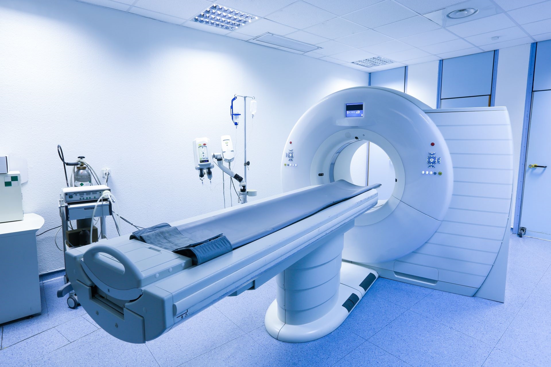 A medical radiation equipment in a hospital