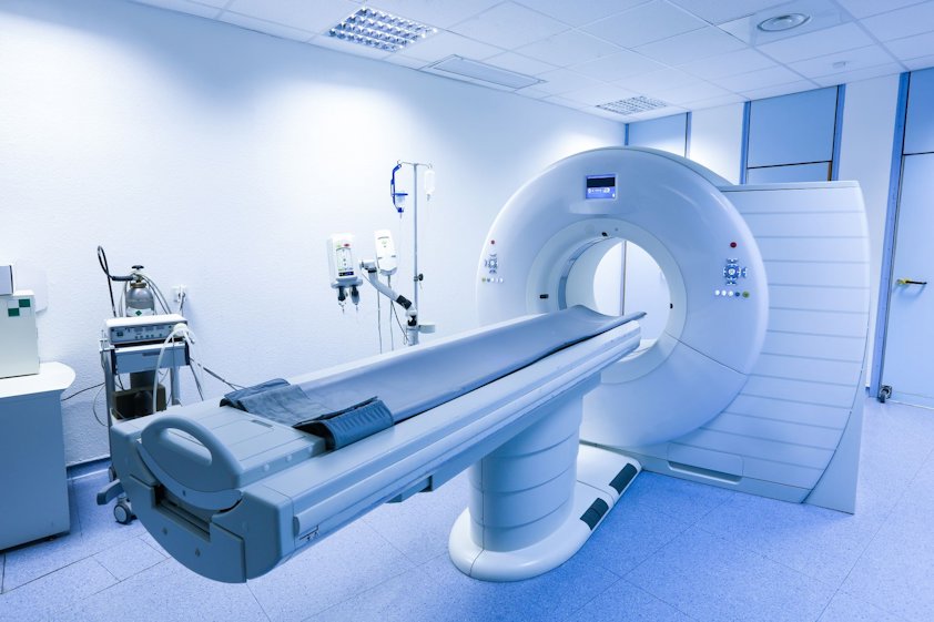 A medical radiation equipment in a hospital