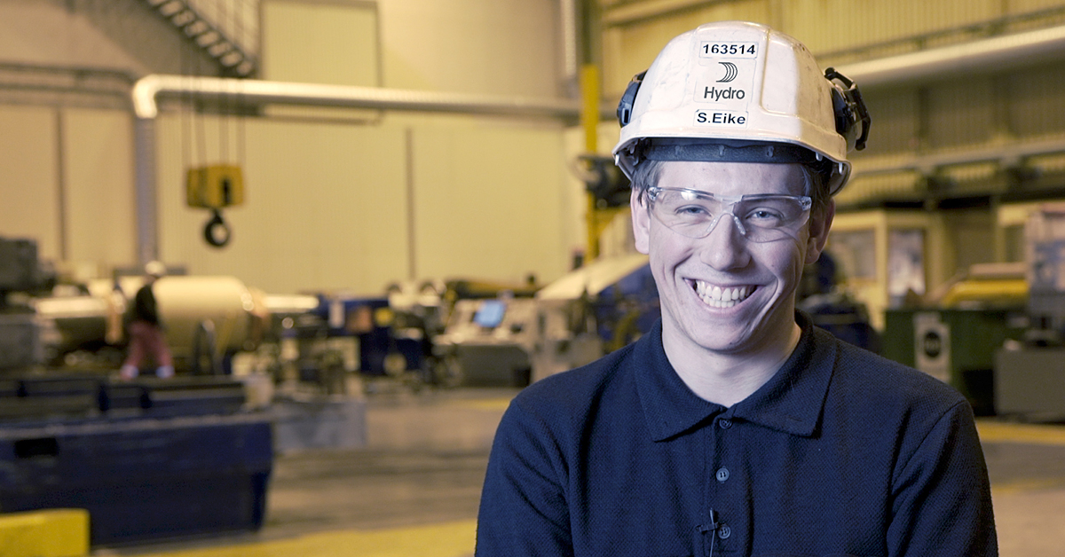 Lehrling in Hydro Karmøy