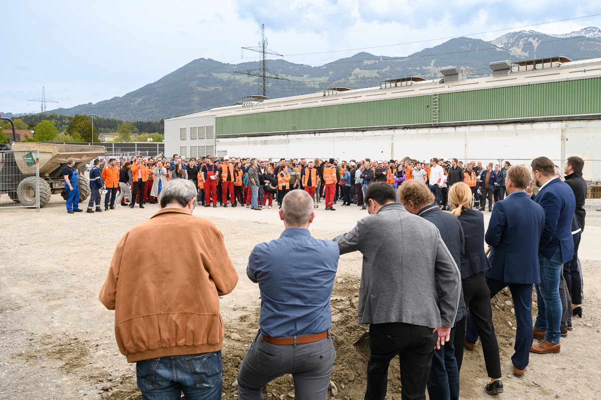 Spatenstich in Nenzing