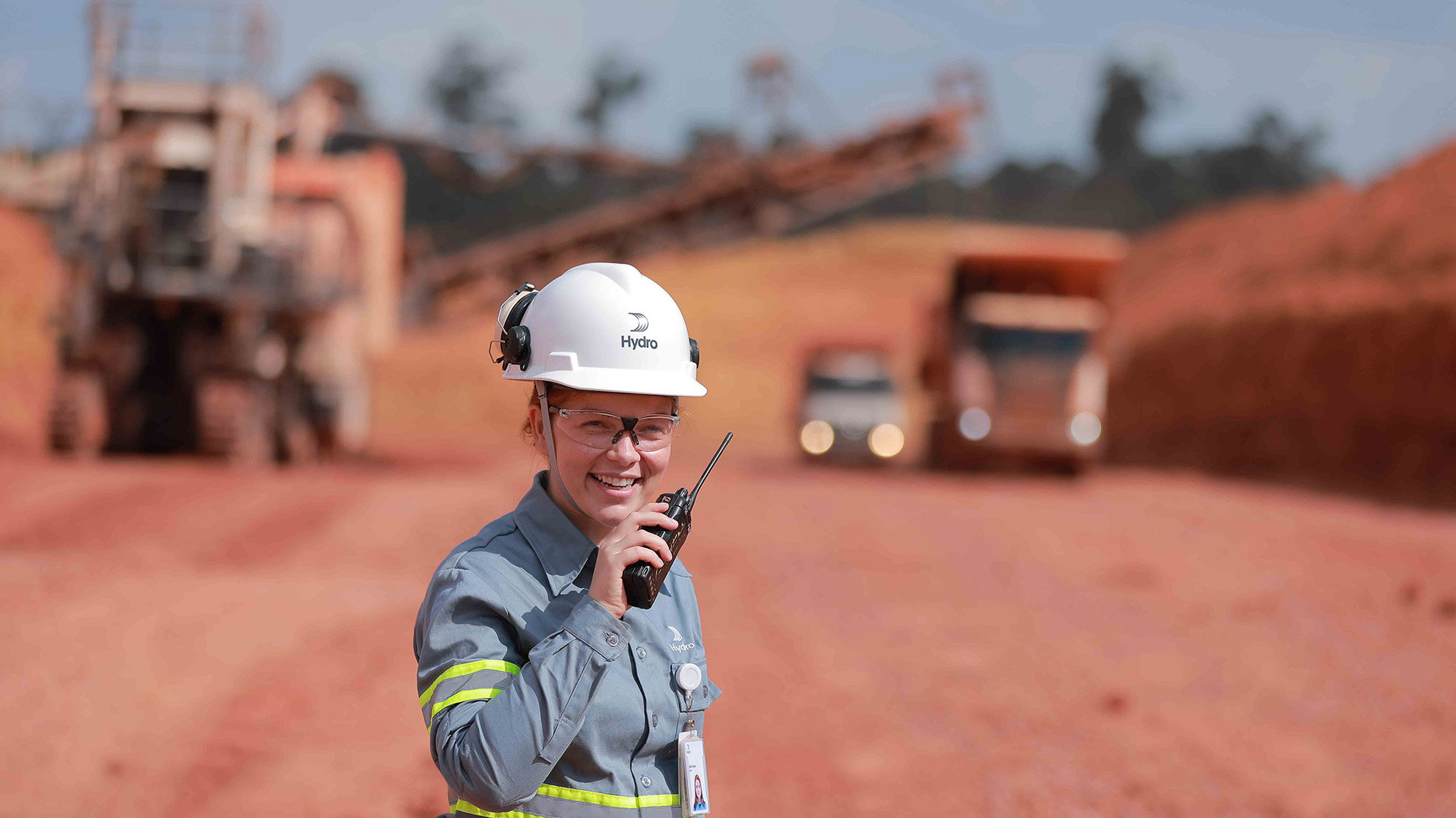 Employee at Paragominas mine, Brazil