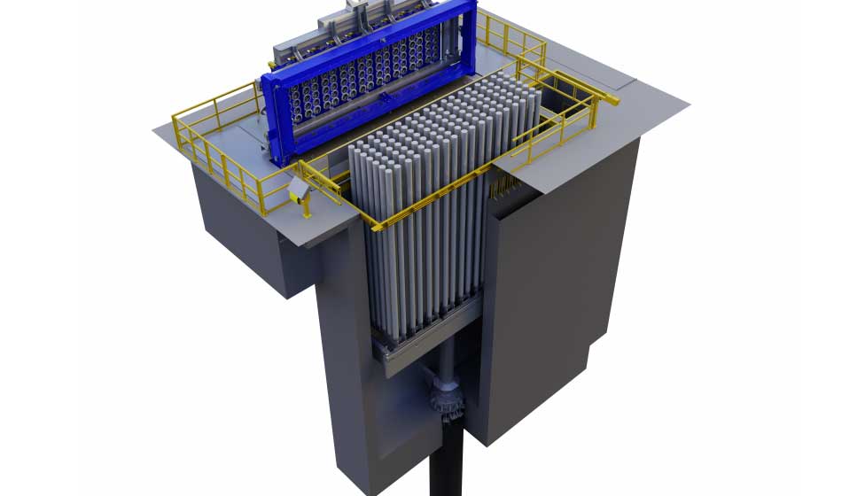 Image/animation of casting technology (LPC) from Hycast.