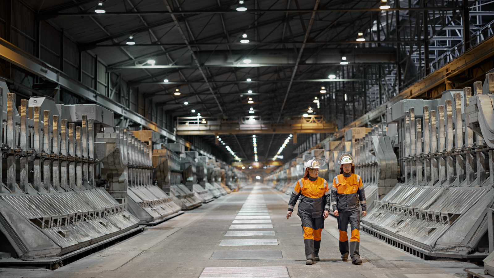 Electrolysis hall at Hydro's Årdal plant