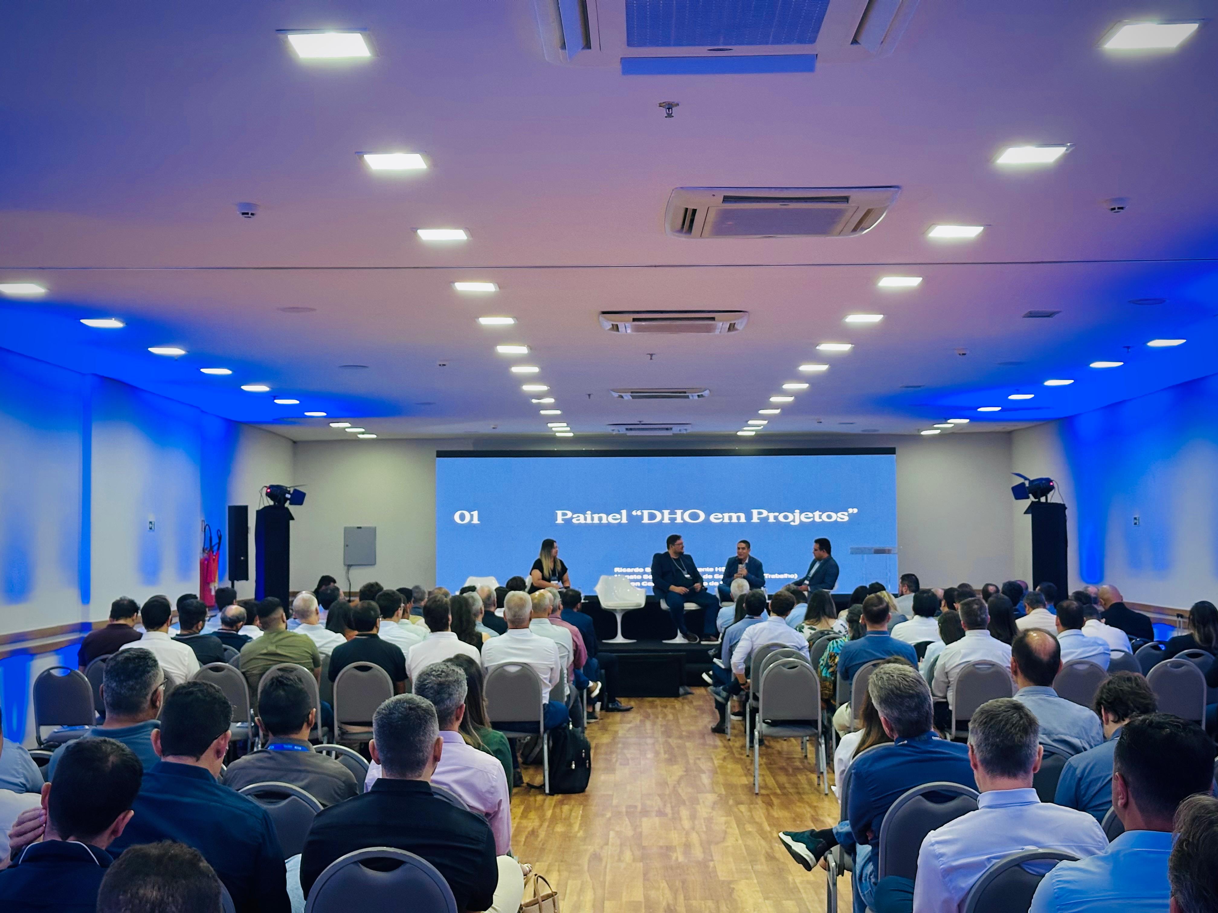 a group of people in a room