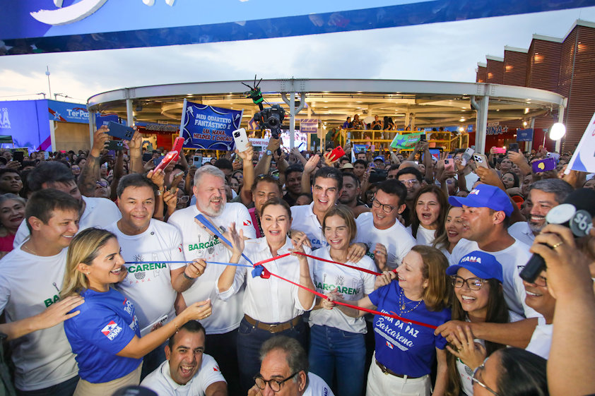 The Usina da Paz community center in Barcarena was inaugurated with the Governor of Pará, Helder Barbalho.