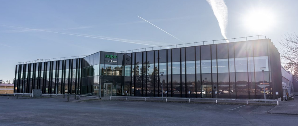 a building with glass windows