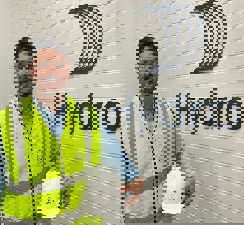 a man wearing a safety vest